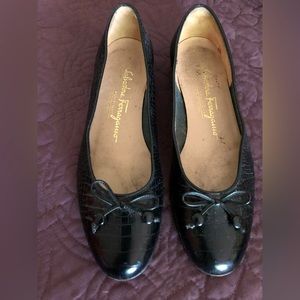 Women’s Salvatore Ferragamo black flats